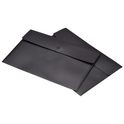 Unique Bargains A4 Envelope Home Office File Folder Pockets with Snap Button 10 Pcs