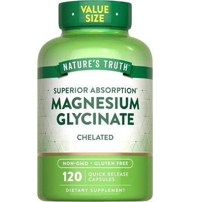 Nature's Truth Magnesium Glycinate 200mg | 120 Capsules