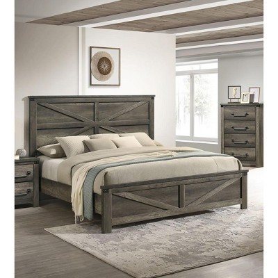 TiramisuBest Modern White 3pc Bedroom Set Queen Size Bed w LED 2x Nightstands Mattress Ready Furniture Acrylic Trim