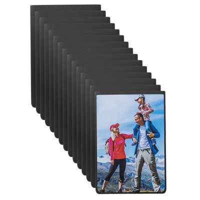 Unique Bargains PP Pocket Design Magnetic Frames for Refrigerator 15 Pcs 2.5" x 3.5"
