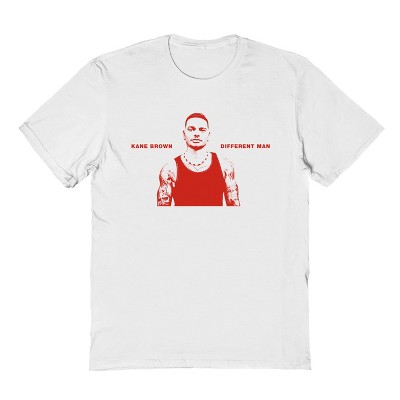 Kane Brown Men's Different Man Red Short Sleeve Graphic Cotton T