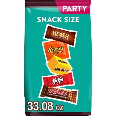 Hershey's Assorted Snack Size Candy Party Bag - 33.08oz