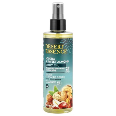 Desert Essence Jojoba & Sweet Almond Body Oil, 8.28 fl oz (245 ml)