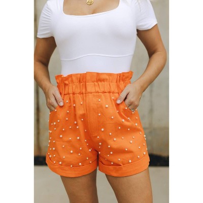 Women's Stacey Denim Pearl Shorts - Sunland 17