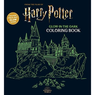 Harry Potter Glow in the Dark Coloring Book - by  Editors of Thunder Bay Press (Paperback)