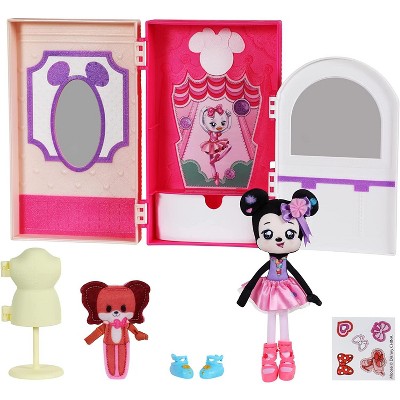 Disney Sweet Seams 6" Soft Rag Doll Deluxe Pack Minnie Mouse & Fifi Ballet Studio