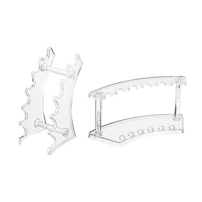 Unique Bargains Acrylic Quality Material Pen Display Stand 4 Pcs