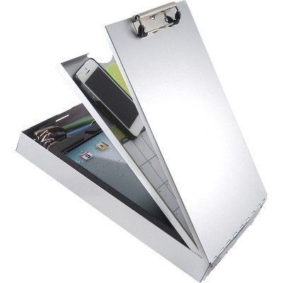 Saunders - Cruiser-Mate II Storage - Clipboard - Aluminum - Gray - 8 19/64 in. x 11 45/64 in. - 1 Each