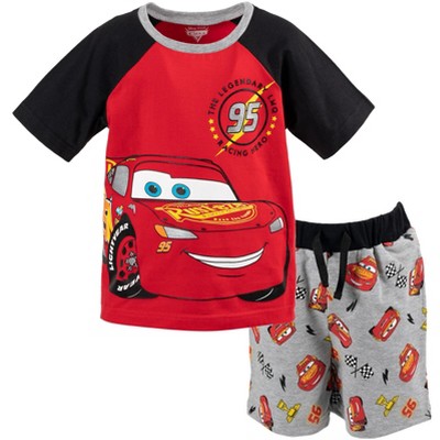 Disney Pixar French Terry T-Shirt and Shorts Outfit Set Toddler