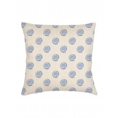 Nautilus Shell Linen Euro Pillow 26x26