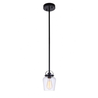 Craftmade Lighting Trystan 1 - Light Pendant in  Flat Black