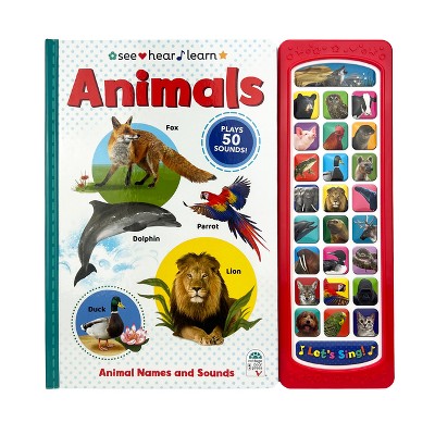 Animals (See Hear Learn) - by  Jaye Garnett (Board Book)