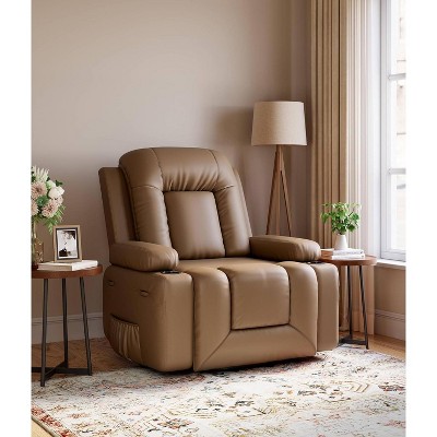 Power Lift Recliner Chair with Heat and Massage - Adjustable Chair, Faux PU, Ergonomic Back/Leg Support for Elderly & Mobility Needs