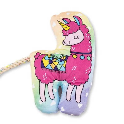American Pet Supplies Magical Llama Squeaker Dog Chew Toy – Plush Dog Toy with Durable Texture, for Engaging Play and Cuddles