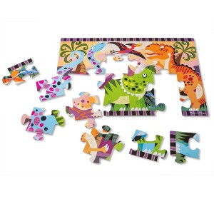 Melissa & Doug Dinosaur Dawn Jumbo Jigsaw Floor Puzzle (24pc, 2 x 3 feet): Toddler Fine Motor Skills - 1 of 4