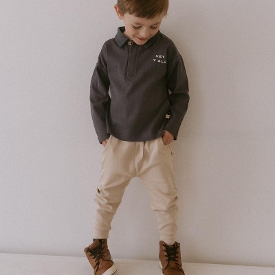 Organic Harem Pants - Oat