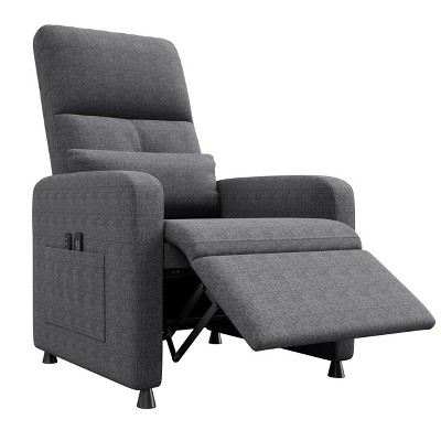 Power Recliner Chair, Adjustable Electric Recliner Ergonomic Overstuffed Single Sofa, Tall Back, Padded Seat, Home Theater Seating for Living Room