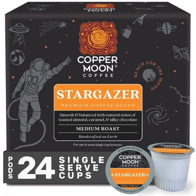 Copper Moon Stargazer Blend Medium Roast Coffee Pods - 24ct