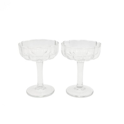 5.4oz Glass Drinkware Coupe - Bullseye's Playground™