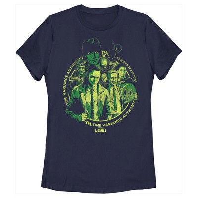 Women's Marvel Loki Time Variance Authority Agents T-Shirt