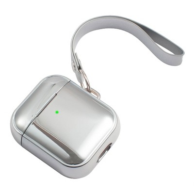 Insten Case Compatible with AirPods 1 & 2 - Glitter Plating Protective Skin Cover with Hand Strap