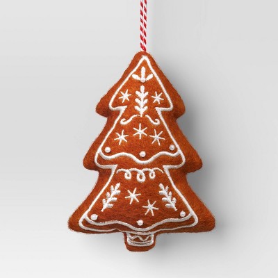 Christmas Fabric Gingerbread House Ornament - Wondershop™