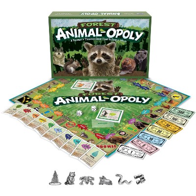 Late for the Sky: Forest Animal-Opoly Monopoly Board Game