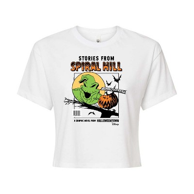 Women's - Disney - The Nightmare Before Christmas Cropped Graphic T-Shirt