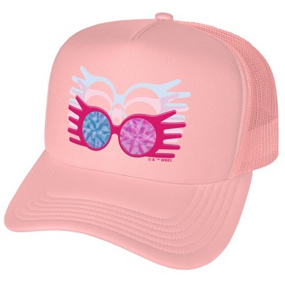 Harry Potter Luna Lovegood Specterspecs Foam Trucker Cap Pink