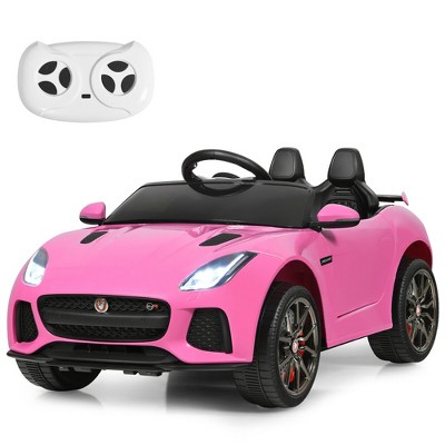 Costway 12V Jaguar F-Type SVR Licensed Kids Ride On Car Motorized Vehicle w/ MP3  Navy