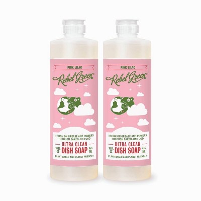 Rebel Green Pink Lilac Dish Soap - 32 fl oz/2pk