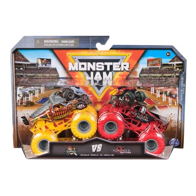 Monster Jam Official Knightmare Vs. Northern Nightmare Diecast Monster Truck 1:64 Scale - 2pk