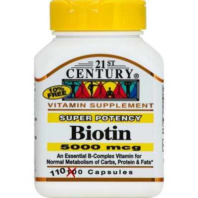 21st Century Biotin 110 ea