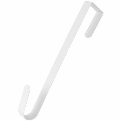 R N' Ds Over Door Wreath Hook - White - 12" Inches