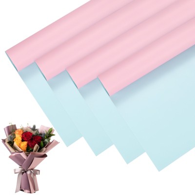 Unique Bargains Waterproof Durable Floral Wrapping Paper 1 Pc