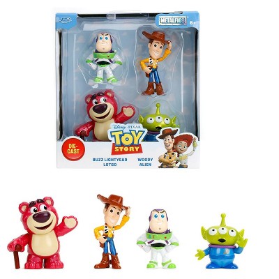 Set of 4 Diecast Figures "Toy Story" "Metalfigs" Series Diecast Models by Jada