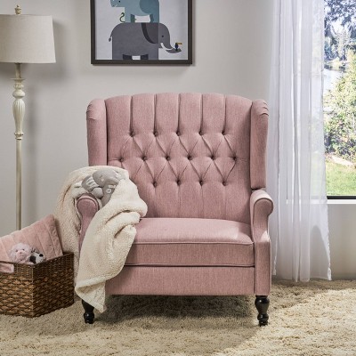 Appaloosa Oversized Wingback Push Back Recliner - Christopher Knight Home