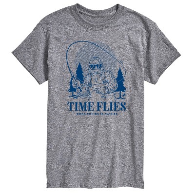 Men's - Instant Message - Time Flies Sasquatch Short Sleeve Graphic T-Shirt