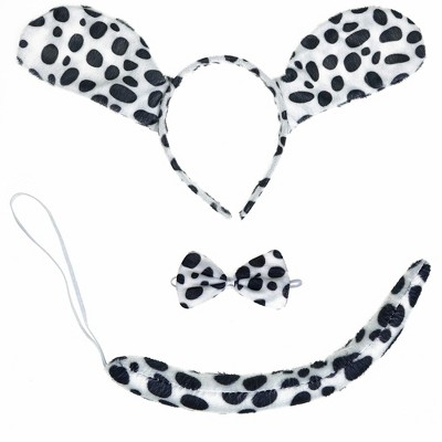 Skeleteen Childrens Dalmatian Dog Costume Set - Black and White