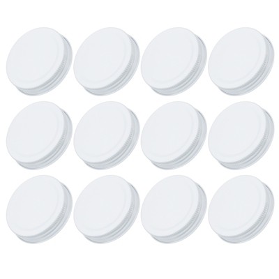 Unique Bargains Leakproof Kitchen Storage Regular Mouth Tinplate Cap Mason Jar Lids 42 Pcs 2.76"