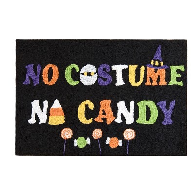 C&F Home 2'0" x 3'0" Halloween "No Costume No Candy" Premium Handcrafted Indoor Rug