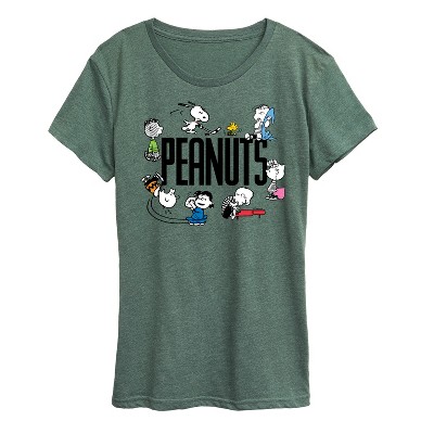 Women's - Peanuts - Peanuts Group Short Sleeve Graphic T-Shirt