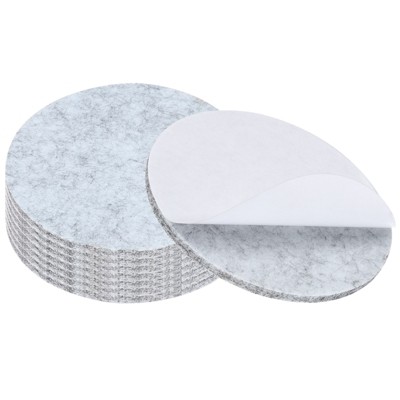 Unique Bargains Round Soft Adhesive Non-slip Anti-scratch Furniture Lamp Base Felt 8 Pcs