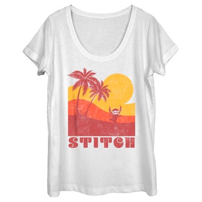 Women's Lilo & Stitch Colorblock Sunset Stitch