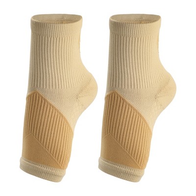 Unique Bargains Breathable Adjustable Ankle Support Braces 1 Pair