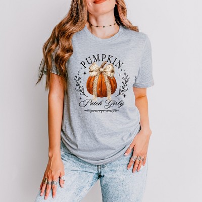 Simply Sage Market Coquette Pumpkin Patch Girly Short Sleeve Tee