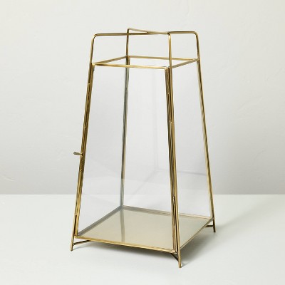 Brass Finish Lantern Large - Hearth & Hand™ with Magnolia