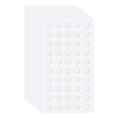 Unique Bargains Round Removable Adhesive Poster Double-Sided Adhesive Dots