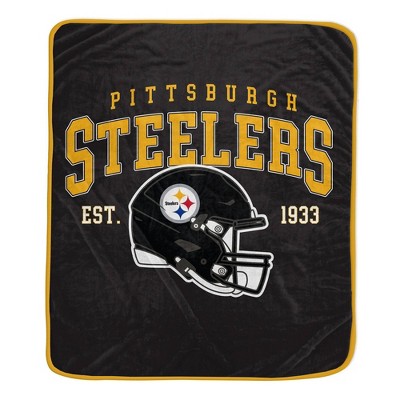 NFL Pittsburgh Steelers Vintage Arch Block Ultra Soft Blanket