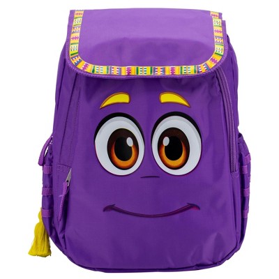 Dora The Explorer’s Backpack, 12” Girls Mini Cosplay Backpack, Purple